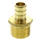 Brass PEX Crimp Male NPT Adapters