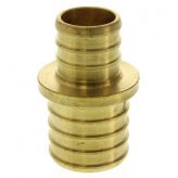 1" PEX x 3/4" PEX Brass Coupling (Lead Free)