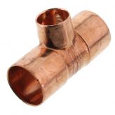 3/4" x 3/4" x 1/2" Copper Tee