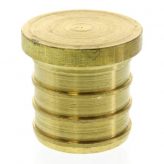 3/4" PEX Brass Plug (Lead Free)