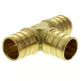 3/4" PEX x 3/4" PEX x 3/4" PEX Brass Tee (Lead Free)