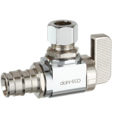 dahl 1/2" F1960 x 3/8" OD Comp, Angle Stop