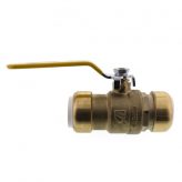 3/4" Push-Fit Ball Valve, Lead Free