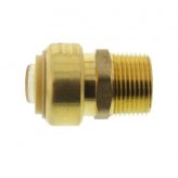3/4" Push-Fit x 3/4" Male NPT Adapter, Lead Free