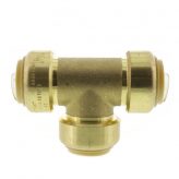 3/4" x 3/4" x 3/4" Push-Fit Tee, Lead Free