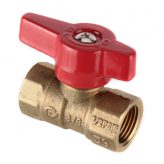1/2" Red Handle Gas Ball Valve