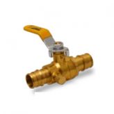 1/2" F1960 x 1/2" F1960 Ball Valve w/ Drain, Lead Free