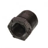 1/2" x 3/8" Black Malleable Bushing