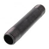 1/2" x 4" Black Steel Nipple (Sch 40)
