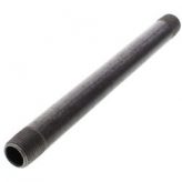 1" x 11" Black Steel Nipple (Sch 40)