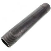 1" x 7" Black Steel Nipple (Sch 40)