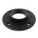 2" Black Malleable Floor Flange