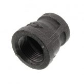 1" x 3/4" Black Malleable Reducing Coupling