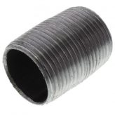 3/4" x Close (1-3/8") Black Steel Nipple (Sch 40)