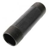 1-1/2" x 4-1/2" Black Steel Nipple (Sch 40)