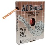 3/4" dahl All-Round Strapping Copper, 25 Feet (20 Gauge)