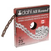 3/4" dahl All-Round Strapping Nylon Coated, 25 Feet (24 Gauge) - Discontinued