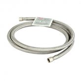 72" Ice Maker Braided Hose, 1/4" OD Comp x 1/4" OD Comp