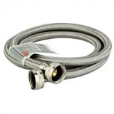 60" Washing Machine Braided Hose, 3/4" Female Hose