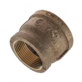 1-1/2" x 1-1/4" Brass Reducing Coupling (Lead Free)