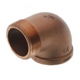 2" Brass Street 90 Degree Elbow (Lead Free)