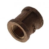 3/8" Brass Coupling (Lead Free)