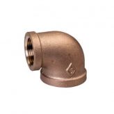 1/2" x 1/4" Brass 90 Degree Reducing Elbow (Lead Free)