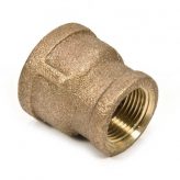 3/8" x 1/4" Brass Reducing Coupling (Lead Free)