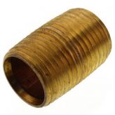 3/4" x Close (1-3/8") Brass Nipple (Lead Free)