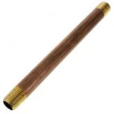 1/4" x 6" Brass Nipple (Lead Free)