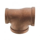 3/4" x 1/2" x 3/4" Brass Reducing Tee (Lead Free)
