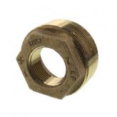 2" Male NPT x 1" Female NPT Brass Bushing (Lead Free)