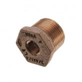 3/4" Male NPT x 1/4" Female NPT Brass Bushing (Lead Free)