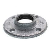 1-1/2" Galvanized Malleable Iron Floor Flange