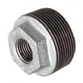 1-1/2" X 1/2" Galvanized Malleable Iron Bushing