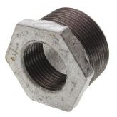 1-1/2" X 1" Galvanized Malleable Iron Bushing