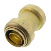 1-1/4" x 1-1/4" Push-Fit Coupling, Lead Free