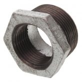 1-1/4" x 1" Galvanized Malleable Iron Bushing