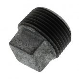 1" Galvanized Malleable Iron Plug
