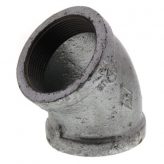 2" Galvanized Malleable Iron 45 Elbow