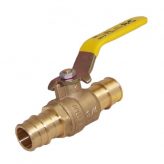 1/2" F1960 x 1/2" F1960 Ball Valve, Lead Free