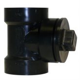 1-1/2" ABS Clean Out Tee with Plug