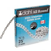 1/2" dahl All-Round Strapping Steel, 25 Feet (22 Gauge)
