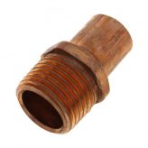 1/2" Male Solder (FTG) x 1/2" Male NPT Adapter