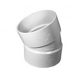 3" PVC Sewer 22-1/2 Elbow
