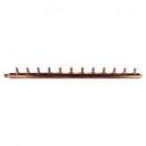 Copper 3/4" F1807 (Crimp) Inlet x 1/2" F1807 (Crimp) 12-port Closed End Manifold