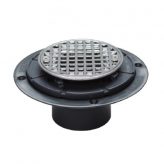 Sioux Chief 821-2ACP 2" ABS Round Shower Drain, Chrome