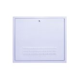 28" White Powder Coated Hydronic Manifold Cabinet