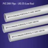 PVC DWV LRS-25 Pipe