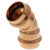 1" Copper Press-Fit 45 Elbow